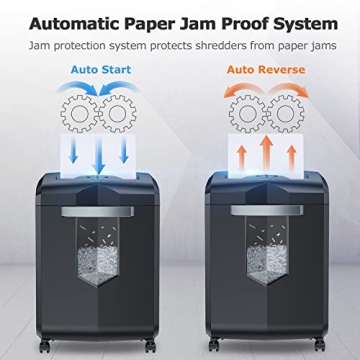 Bonsaii Heavy Duty Paper Shredder - 18-Sheet Capacity