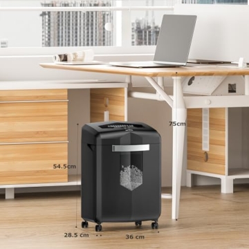 Bonsaii Heavy Duty Paper Shredder - 18-Sheet Capacity