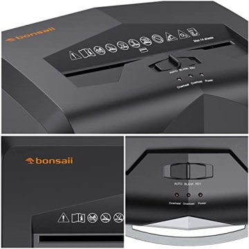 Bonsaii Heavy Duty Paper Shredder - 18-Sheet Capacity