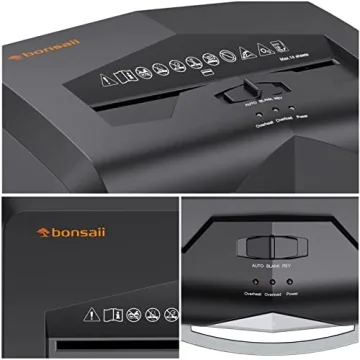 Bonsaii Heavy Duty Paper Shredder - 18-Sheet Capacity