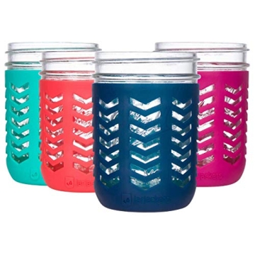 Stylish & Eco-Friendly JarJackets Silicone Sleeves for Mason Jars