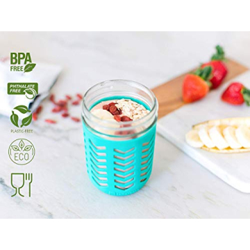 Stylish & Eco-Friendly JarJackets Silicone Sleeves for Mason Jars