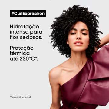 L'Oreal Professionnel Curl Expression Leave-In Cream - For Curly and Coily Hair, Provides 2X More Hy...