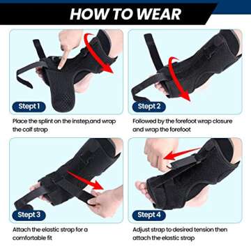 Adjustable Plantar Fasciitis Night Splint for All Ages