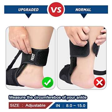 Adjustable Plantar Fasciitis Night Splint for All Ages