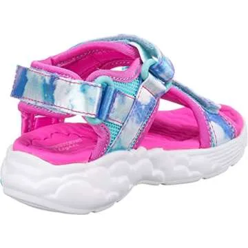 Skechers girls Sport Lighted, Lighted Footwear, Lighted, Lighted Sneaker, Blue, 12 Little Kid US