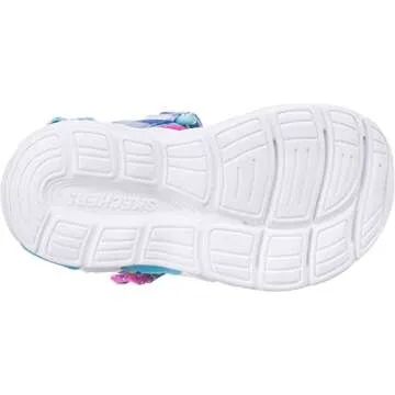 Skechers girls Sport Lighted, Lighted Footwear, Lighted, Lighted Sneaker, Blue, 12 Little Kid US