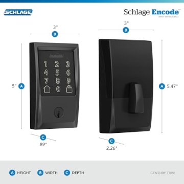 Schlage Encode Smart Wi-Fi Deadbolt for Ultimate Security