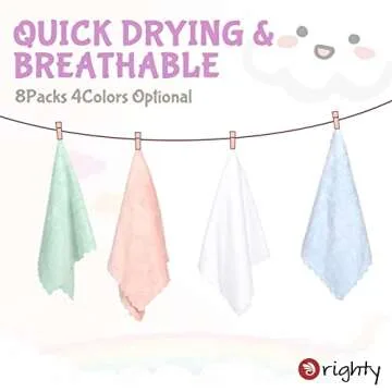 Orighty Burp Cloths Soft Absorbent 20x10 Premium Fleece