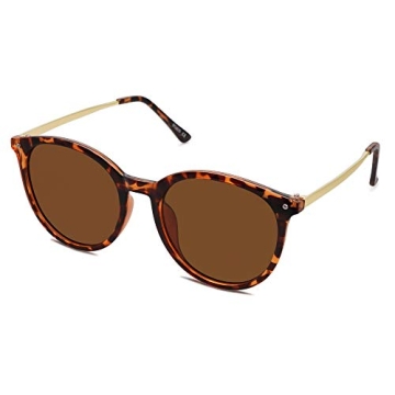 SOJOS Polarized Sunglasses for Women with Tortoise Frame