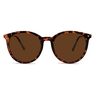 SOJOS Polarized Sunglasses for Women with Tortoise Frame