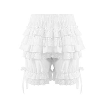 WinChang Vintage Victorian Ruffle Bloomers for Women