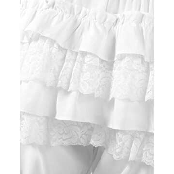 WinChang Vintage Victorian Ruffle Bloomers for Women