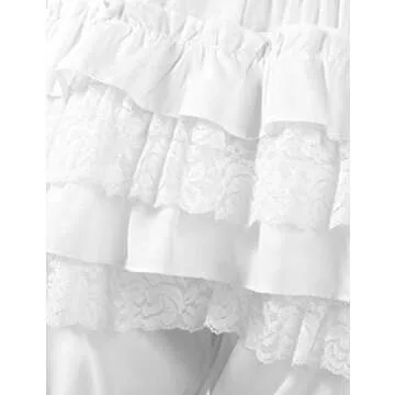 WinChang Vintage Victorian Ruffle Bloomers for Women