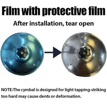 Engaging Car Cymbal for Fun Drives - Easy Clip-On Music Accessory