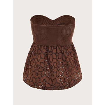 GORGLITTER Flowy Tube Top for Stylish Summer Looks