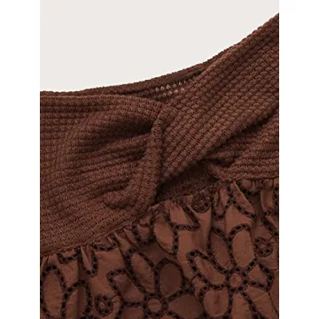 GORGLITTER Flowy Tube Top for Stylish Summer Looks