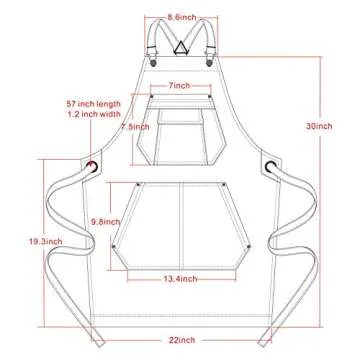 Jeanerlor Denim Work Apron for Women - Stylish & Durable