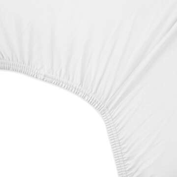 HonestBaby Organic Cotton Crib Sheets 2-Pack for Babies