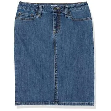 Amazon Essentials Women's Classic 5-Pocket Denim Skirt