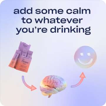 Recess Mood Powder, Calming Magnesium L-Threonate Blend with Passion Flower, L-Theanine, Electrolytes, Magnesium Calm Support Supplement