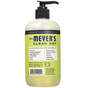 MRS. MEYER'S CLEAN DAY Liquid Hand Soap Variety Pack 12.5 OZ Each, 3 Count (Lemon Verbena + Basil + Peony)