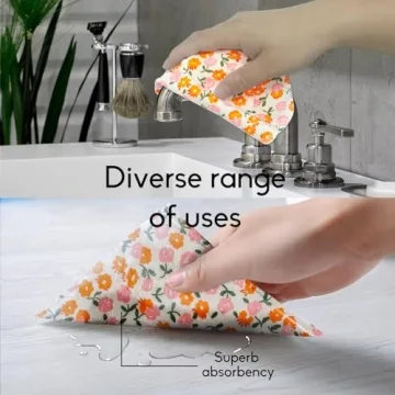 KUMEBON Reusable Paper Towels 25 Pack Eco Friendly