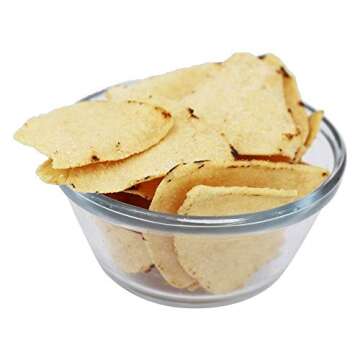 Real Coconut Gluten Free Coconut Flour Tortilla Chips, Sea Salt & Vinegar, 5.5 Ounces