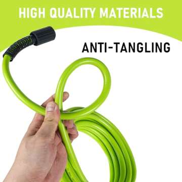 Hourleey 50 FT Pressure Washer Hose, 3600 PSI Kink Resistant Power Hose