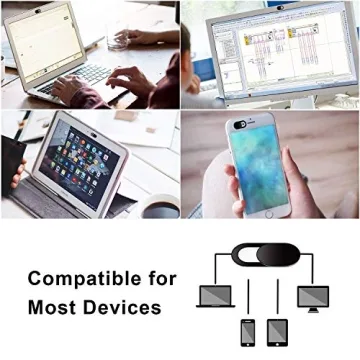 Elimoons Webcam Cover Slide for Ultimate Privacy Protection