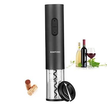 Electric Wine Bottle Opener Set with Foil Cutter for Easy Uncorking