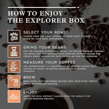 Organic Coffee Beans Gift Box - 3 Pack Explorer