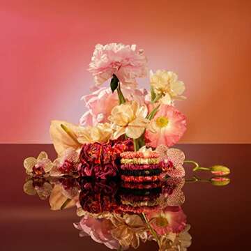 SLIP Silk Mega Scrunchies, Pixie Super Set - Highest Grade Pure 22 Momme Mulberry Silk Hair Ties - 7...