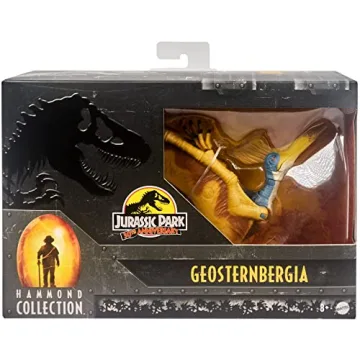 Mattel Jurassic World The Lost World: Jurassic Park Hammond Collection Dinosaur Action Figure, Geosternbergia Dino Toy, Articulation & Posable Wings with 14.9-inch Span
