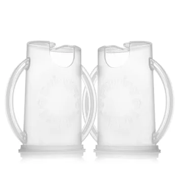 Flipping Holder for Baby Food & Juice - No-Squeeze Snack Solution