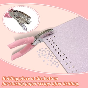 Handheld Craft Punch Set - Versatile Tag Punchers for DIY