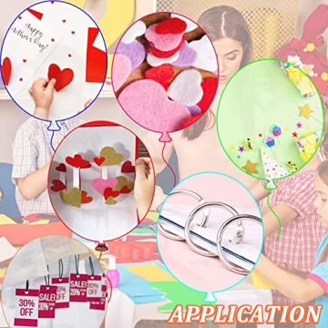 Handheld Craft Punch Set - Versatile Tag Punchers for DIY