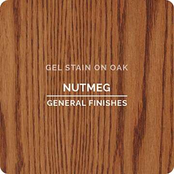General Finishes Oil Base Gel Stain Nutmeg 1 Quart