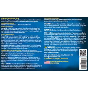 General Finishes Oil Base Gel Stain Nutmeg 1 Quart