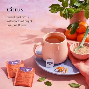 Yogi Sweet Tangerine Positive Energy Tea - Organic Energy Boost