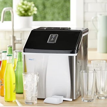 Newair Compact Silver Ice Maker - Quick & Portable