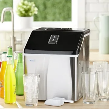 Newair Compact Silver Ice Maker - Quick & Portable