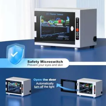 High Capacity UV Cleaning Cabinet for Nail Tools