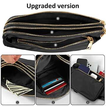 CXWMZY Fanny Pack for Outdoor Activities, Travel, and More