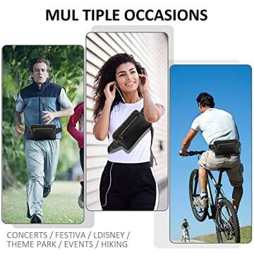 CXWMZY Fanny Pack for Outdoor Activities, Travel, and More