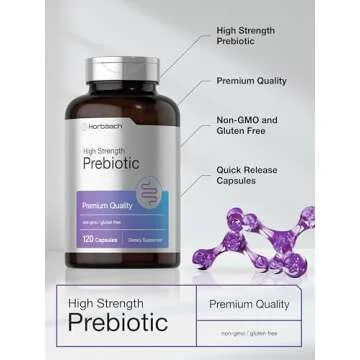 Horbäach Prebiotic Capsules for Gut Health | Non-GMO & Gluten-Free