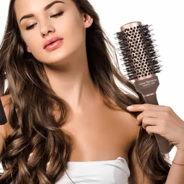 FIXBODY Round Hair Brush for Effortless Blow Drying and Styling
