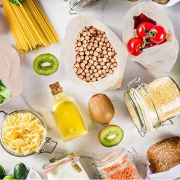 Tatuo 50 Pcs 6 x 8 Inches Muslin Bags Cotton Drawstring Bags Canvas Linen Bag Sachet Bag Reusable Empty Gift Pouch for Party Home Supplies