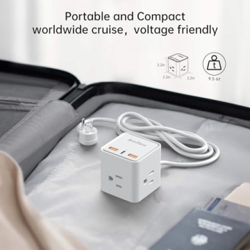 AnnTane 30W Fast Charging USB C Power Strip for Everyone