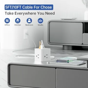 AnnTane 30W Fast Charging USB C Power Strip for Everyone